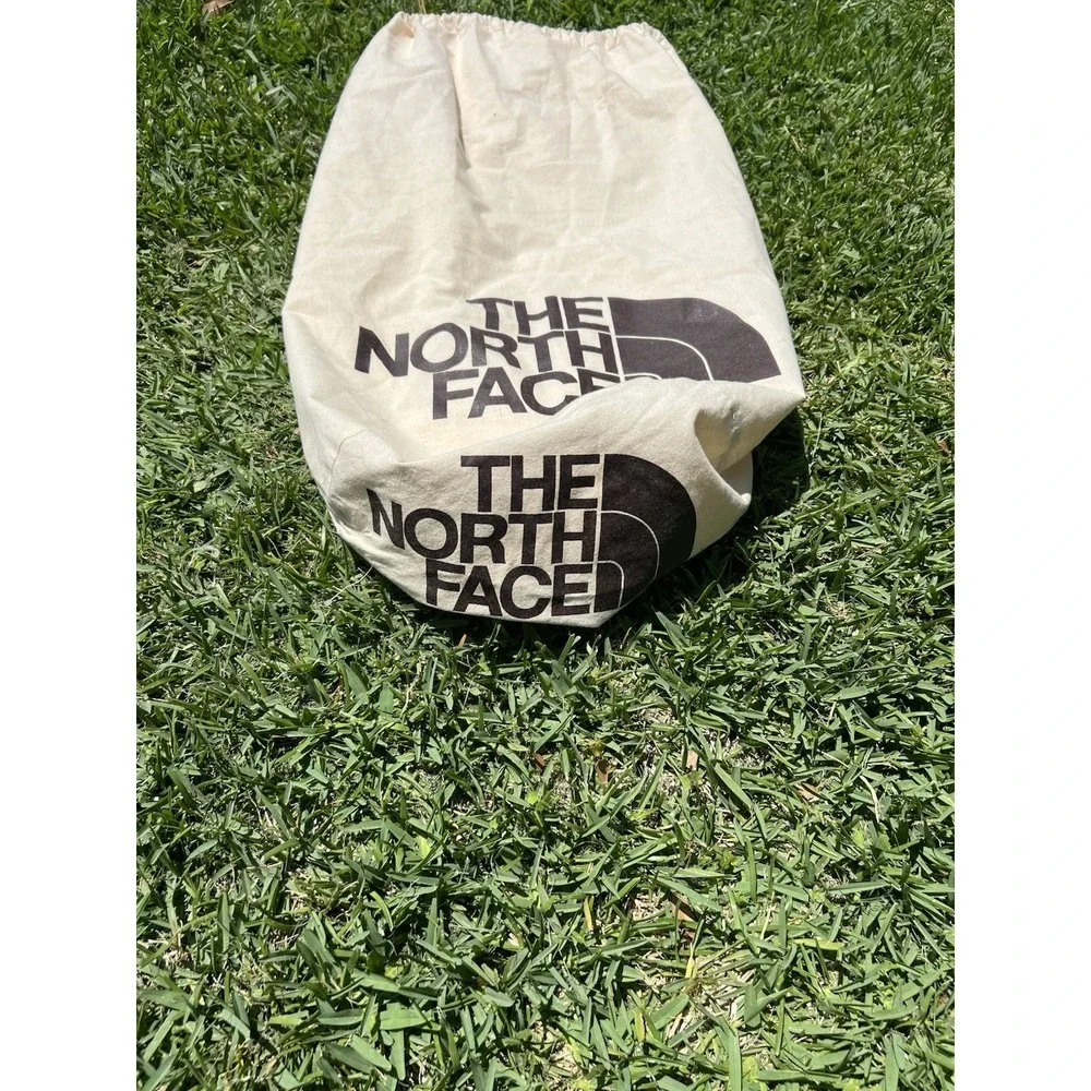 Vintage 80s The North Face Camping Laundry Bag Hiking Backpacking Tote Big Logo